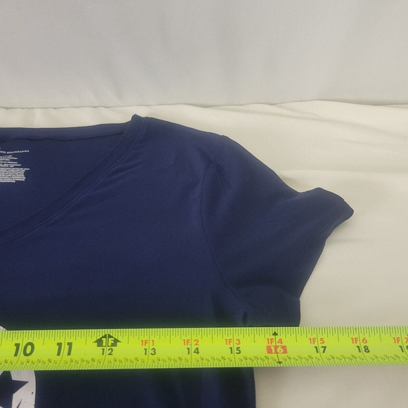 No Boundaries Juniors T Shirt Medium Top Short‎ Sleeve V Neck Skull Graphic Tee - Picture 7 of 9